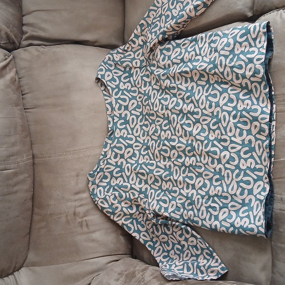 Xs 34 Samuji cotton silk button back top - Picture 1 of 6